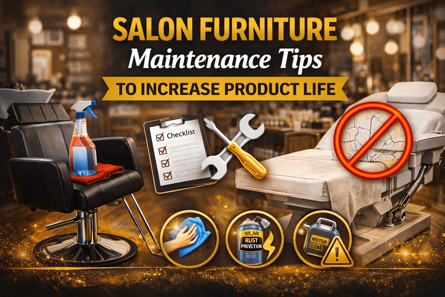 Salon Furniture Maintenance Tips to Increase Product Life
