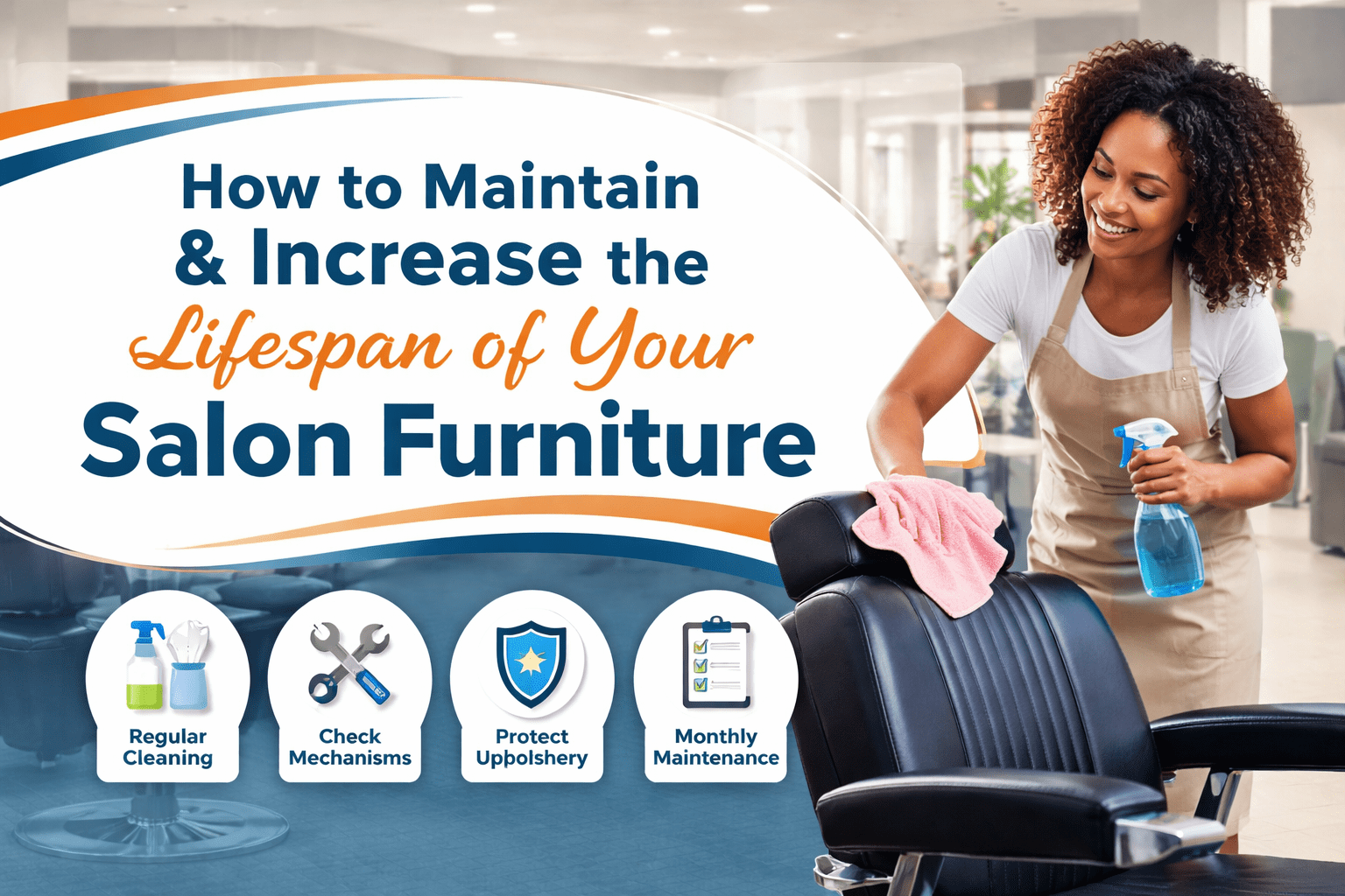 How to Maintain & Increase the Lifespan of Your Salon Furniture