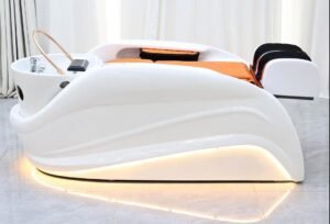 Korean shampoo station with massage