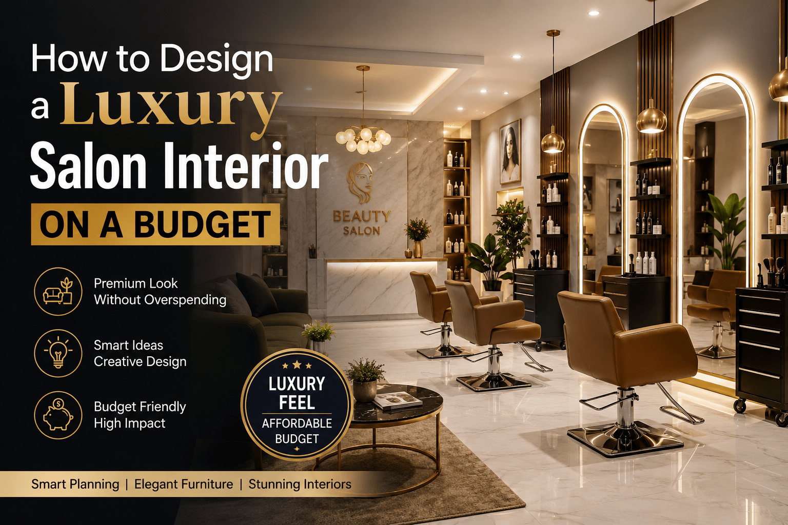 How to Design a Luxury Salon Interior on a Budget
