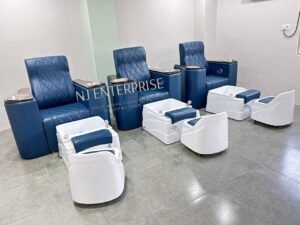 Wooden Luxury Pedicure Station with Premium Finish