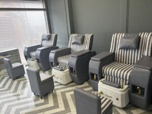 Luxury Pedicure Station with Massage Chair