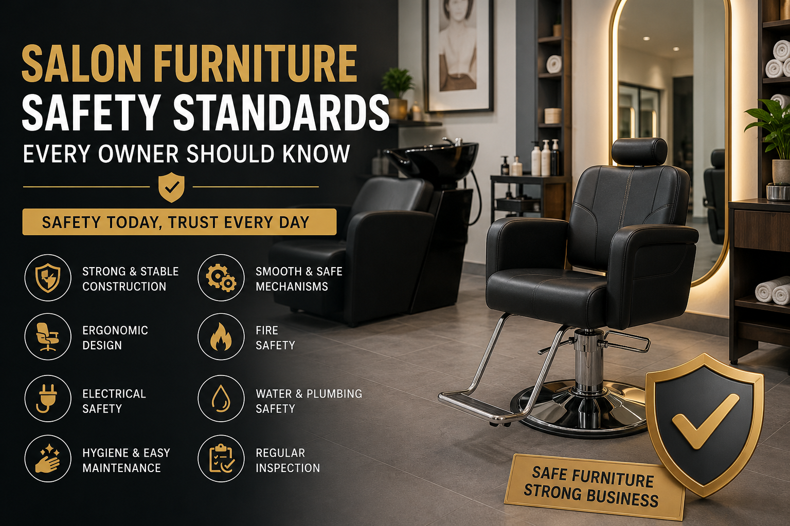 Salon Furniture Safety Standards Every Owner Should Know