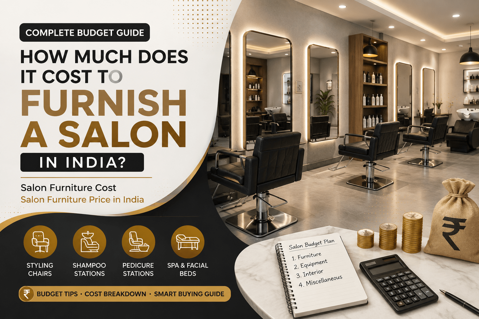 How Much Does It Cost to Furnish a Salon in India? Complete Budget Guide