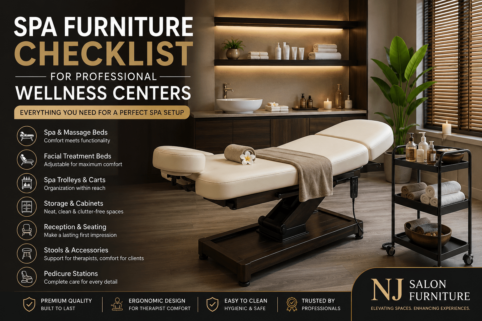 Spa Furniture Checklist for Professional Wellness Centers