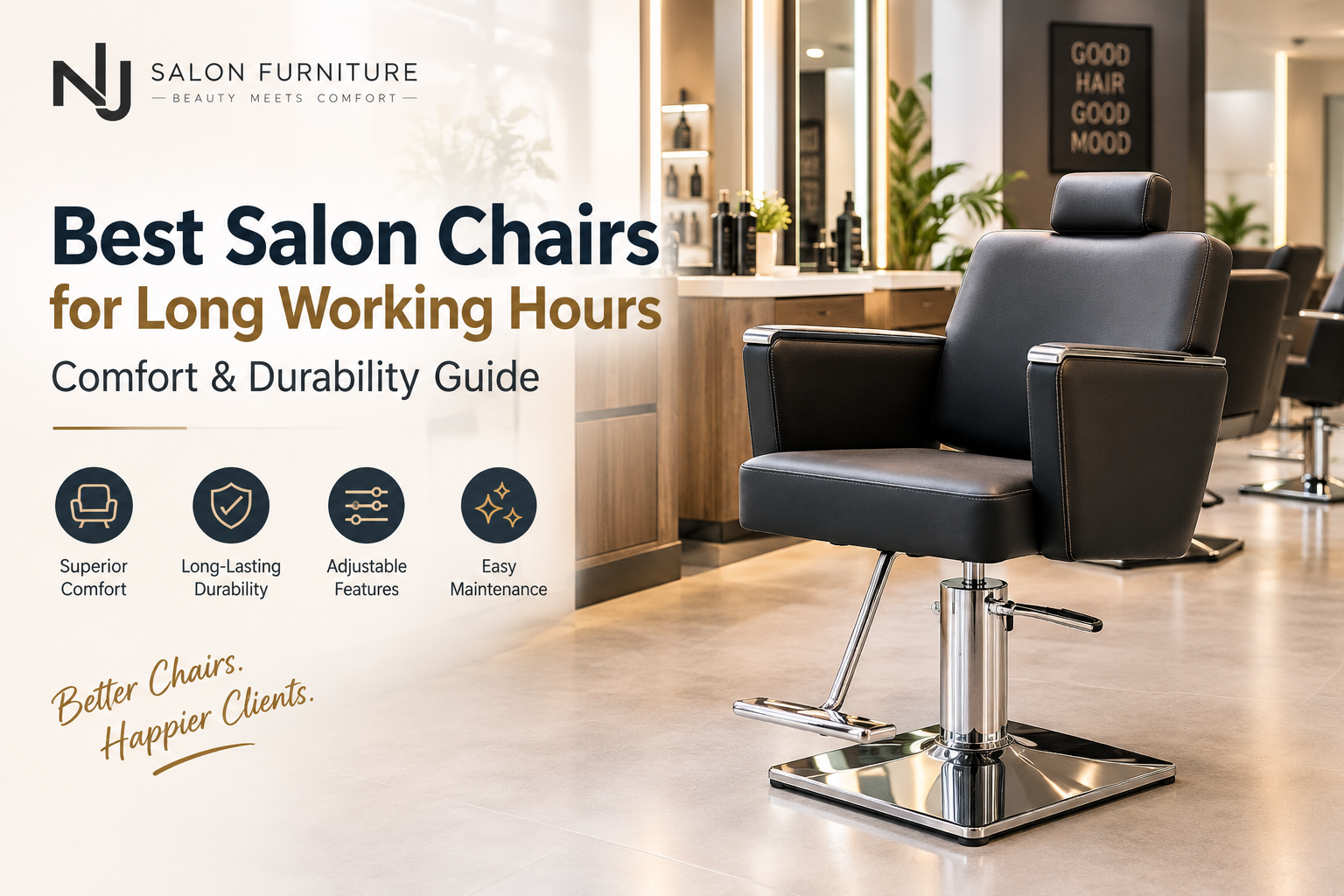 Best Salon Chairs for Long Working Hours: Comfort & Durability Guide